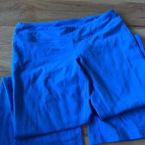 Electric blue Lululemon Groove pants